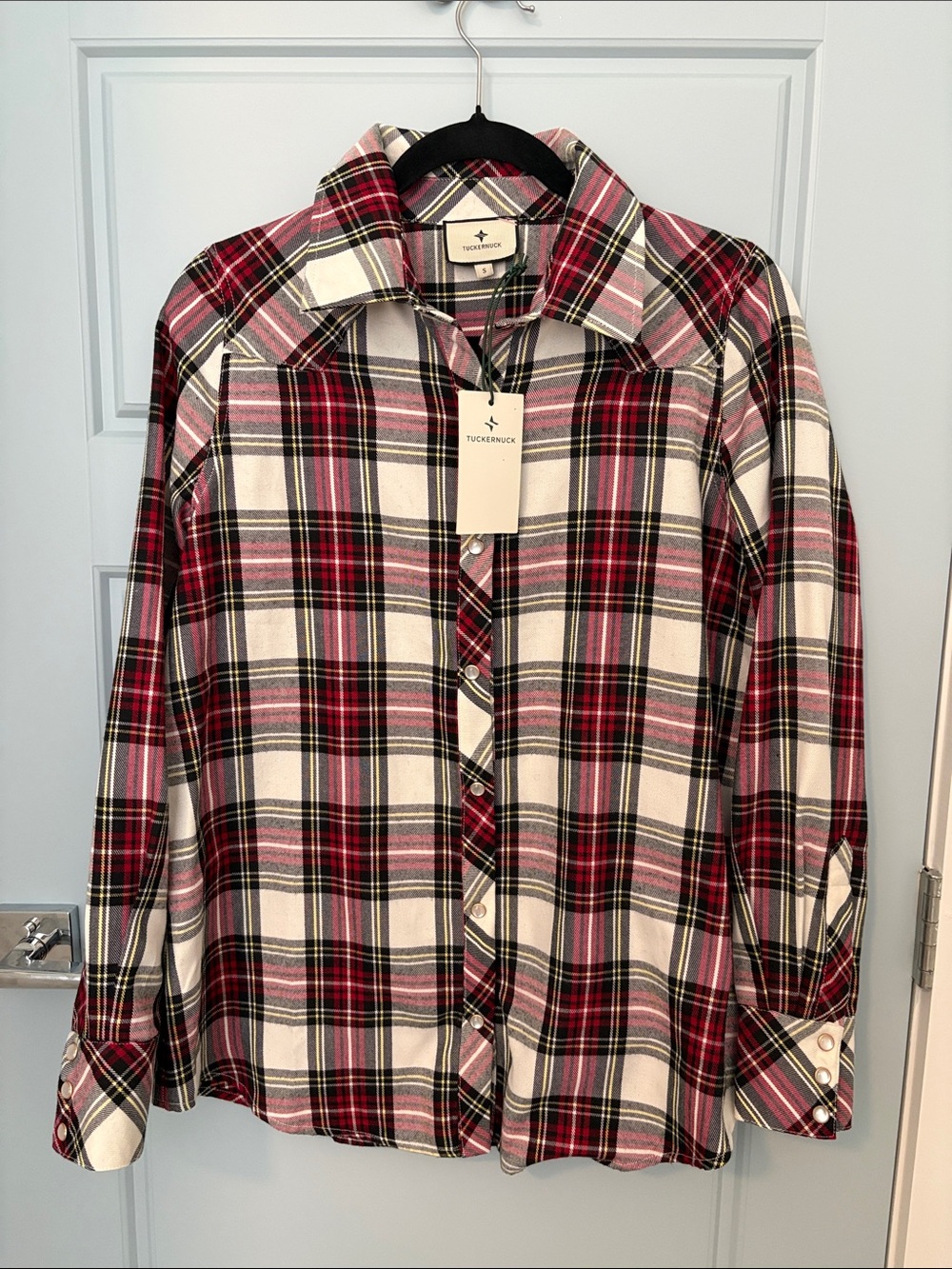 Tuckernuck Holiday Plaid Button-Down Shirt NWT